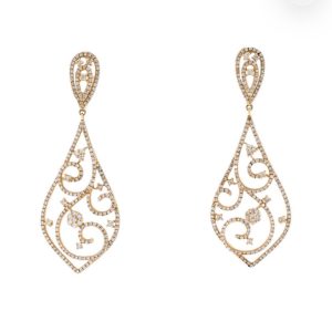Aretes de diamantes