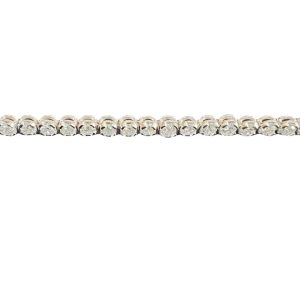 Pulsera Tennis Buttercup Diamantes Lab 2.3 Quilates Oro 14k