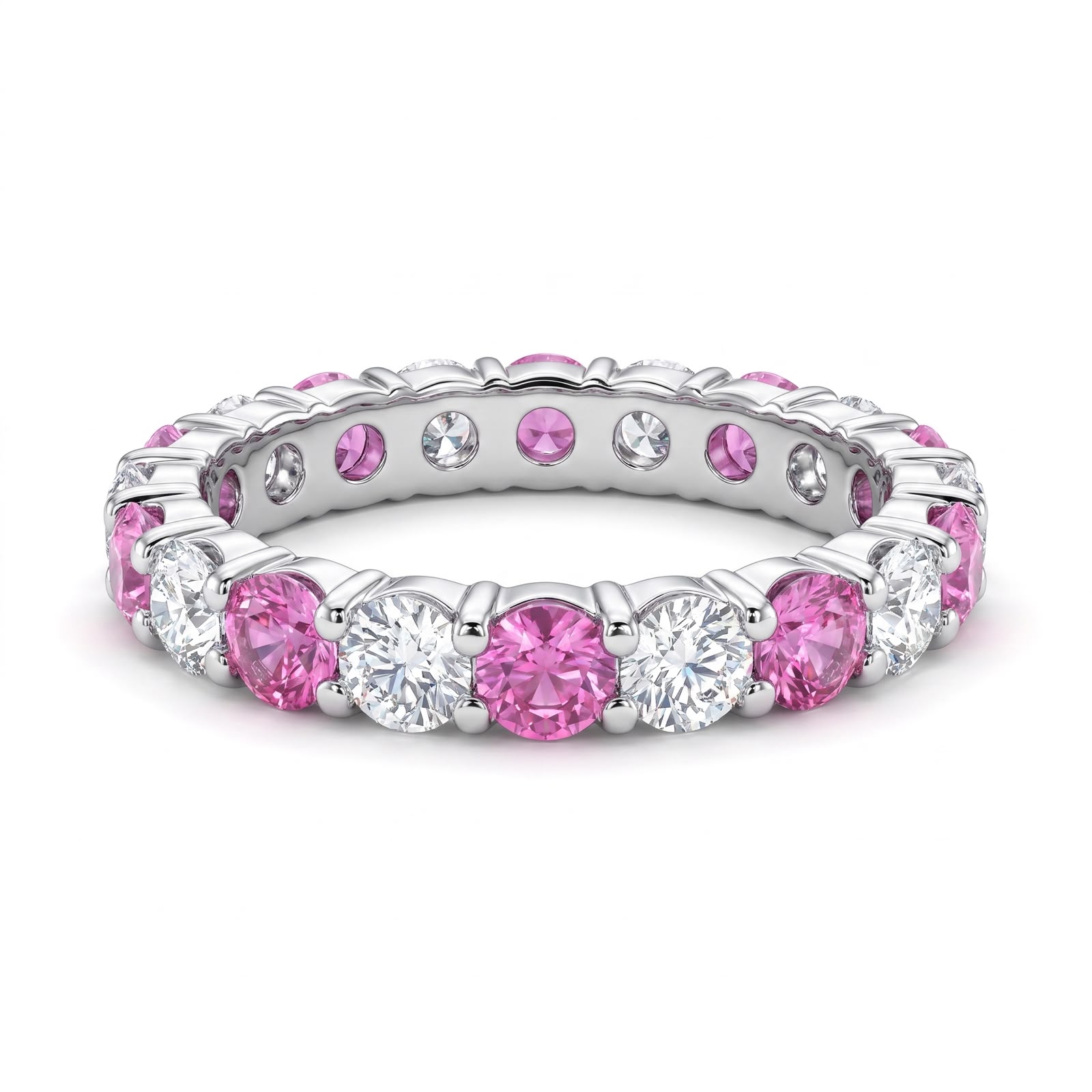 Anillo de Zafiro Rosa