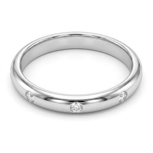Anillo con 3 diamantitos naturales