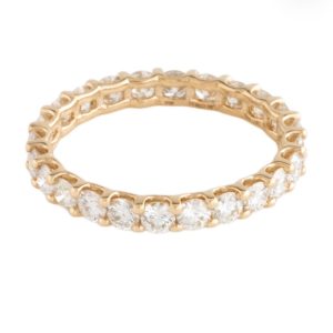 Churumbela de diamantes naturales (Oro amarillo)