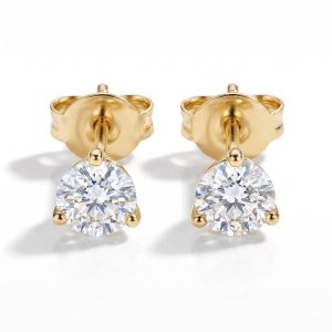 Broqueles de Diamante .25 ct c/u en Oro 14k