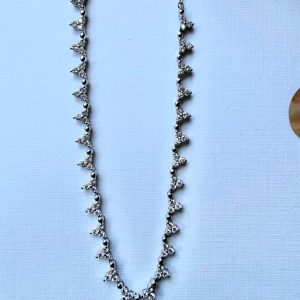 Collar de diamantes lab. 2.90 quilates